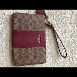 Coach wristlet